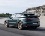 2022 Porsche Cayenne Turbo GT (Color: Porsche Racing Green Metallic) Rear Three-Quarter Wallpapers 150x120