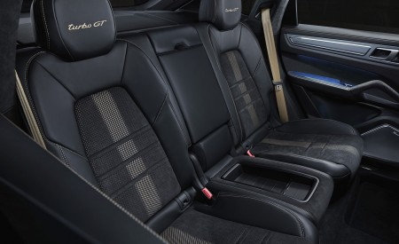 2022 Porsche Cayenne Turbo GT Interior Rear Seats Wallpapers 450x275 (231)