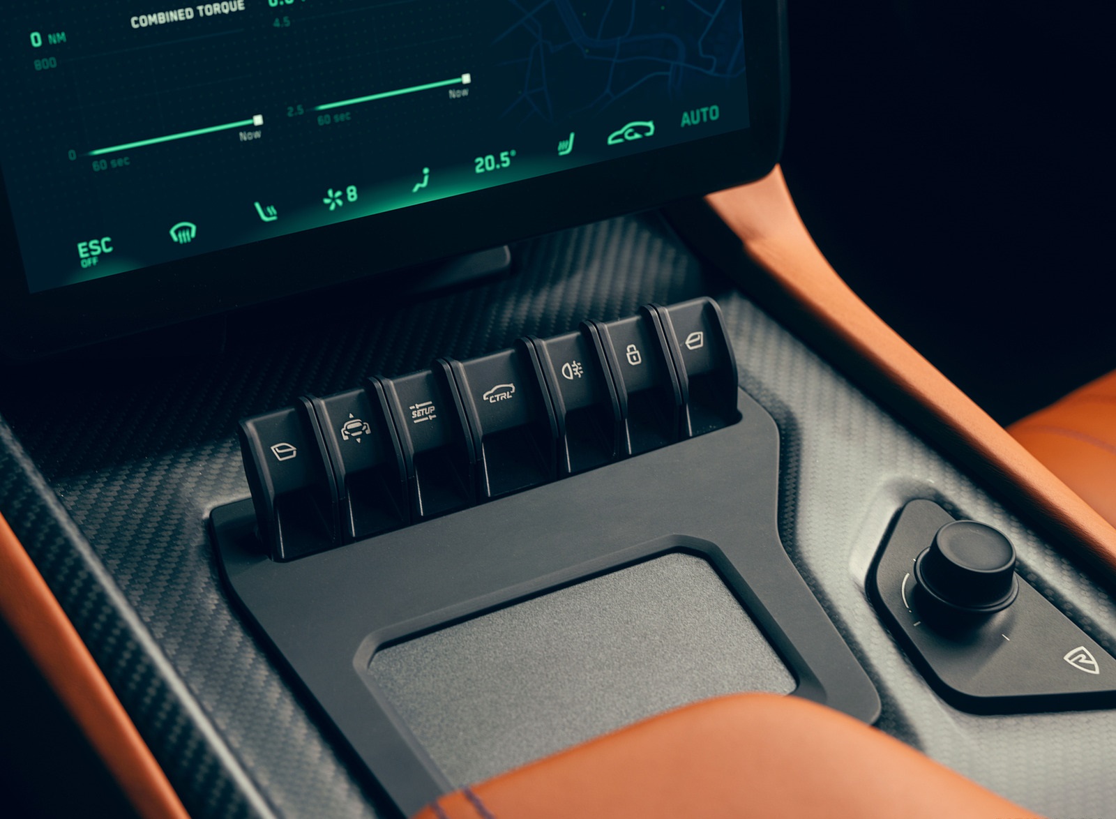 2022 Rimac Nevera Central Console Wallpapers #33 of 114