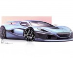 2022 Rimac Nevera Design Sketch Wallpapers 150x120