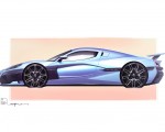 2022 Rimac Nevera Design Sketch Wallpapers  150x120