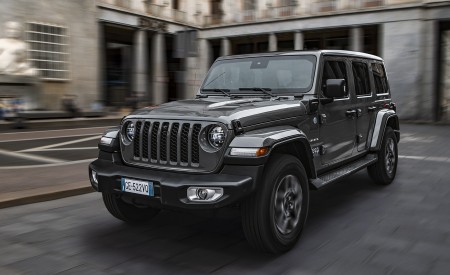 2021 Jeep Wrangler 4xe (Euro-Spec; Plug-In Hybrid) Front Three-Quarter Wallpapers 450x275 (10)