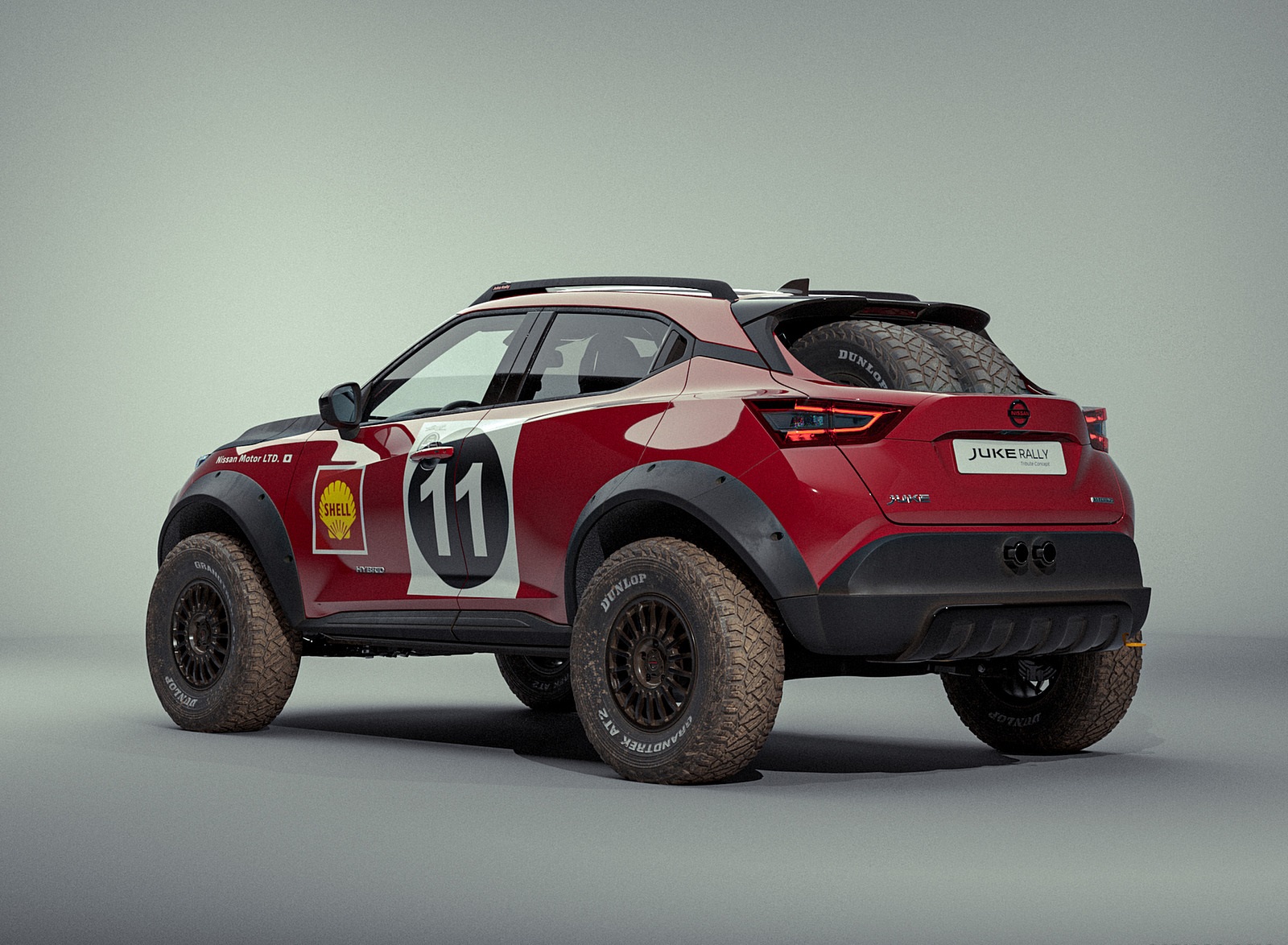 2021 Nissan JUKE Rally Tribute Concept Rear Three-Quarter Wallpapers #6 of 7