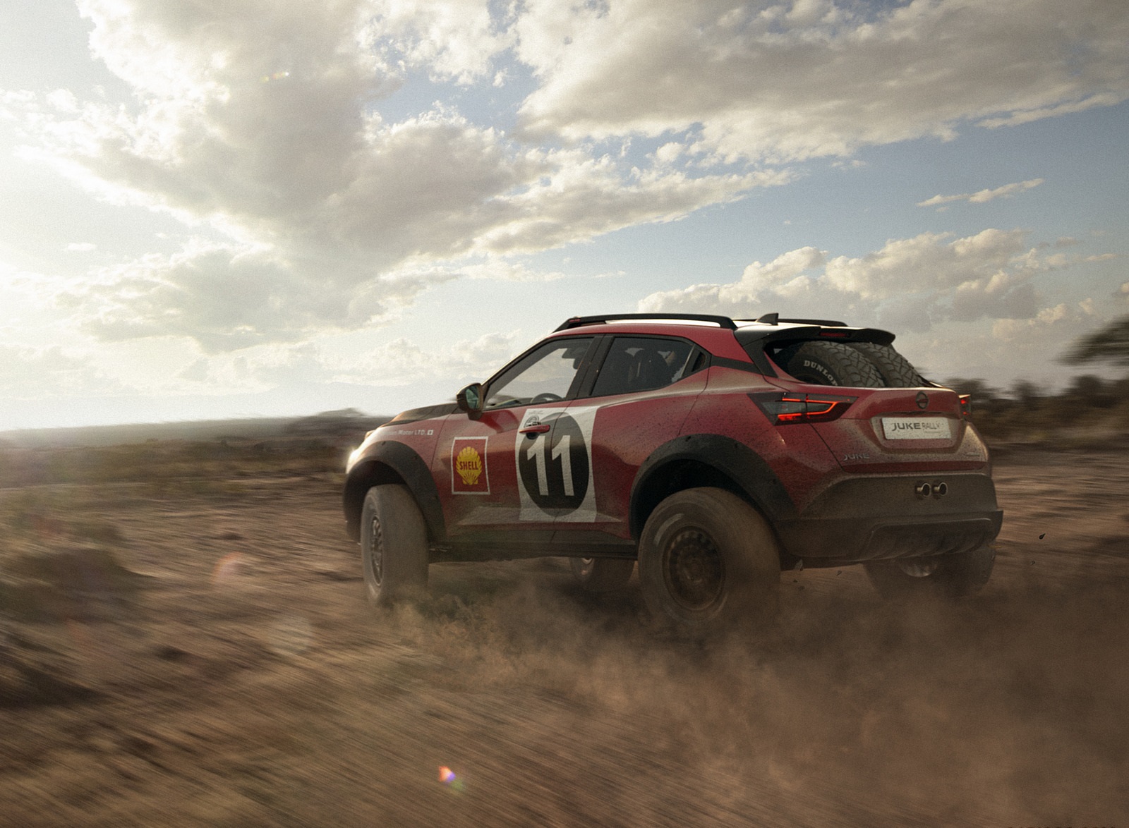 2021 Nissan JUKE Rally Tribute Concept Rear Three-Quarter Wallpapers #3 of 7