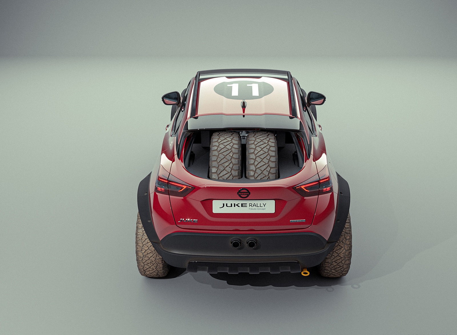 2021 Nissan JUKE Rally Tribute Concept Rear Wallpapers (7)