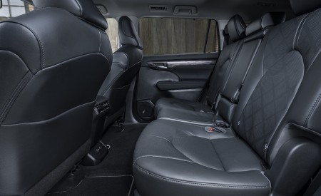 2021 Toyota Highlander Hybrid (Euro-Spec) Interior Rear Seats Wallpapers 450x275 (97)