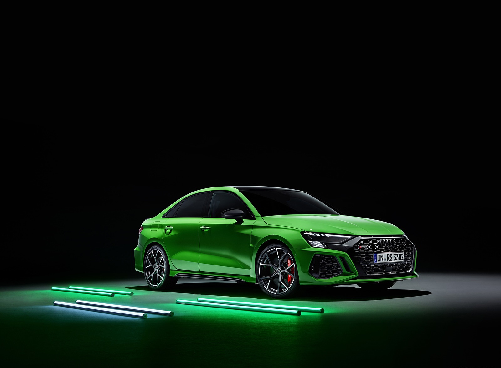 2022 Audi RS3 Sedan (Color: Kyalami Green) Front Three-Quarter Wallpapers #46 of 148