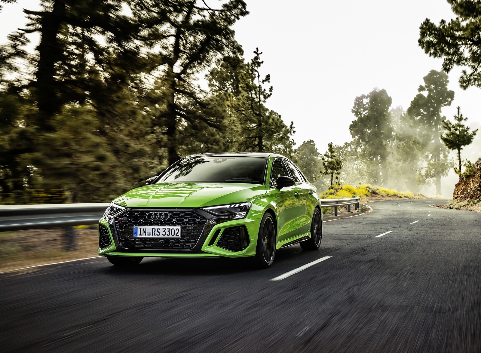 2022 Audi RS3 Sedan (Color: Kyalami Green) Front Three-Quarter Wallpapers #6 of 148