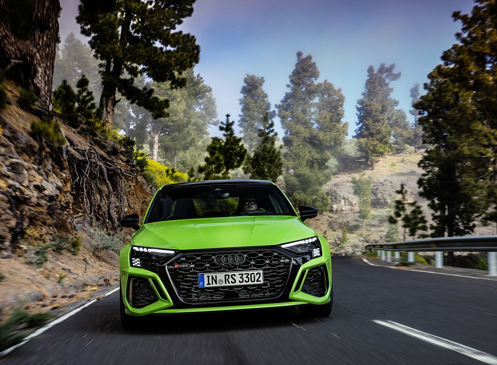 2022 Audi RS3 Sedan (Color: Kyalami Green) Front Wallpapers #9 of 148