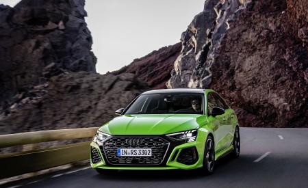 2022 Audi RS3 Sedan (Color: Kyalami Green) Front Wallpapers 450x275 (10)