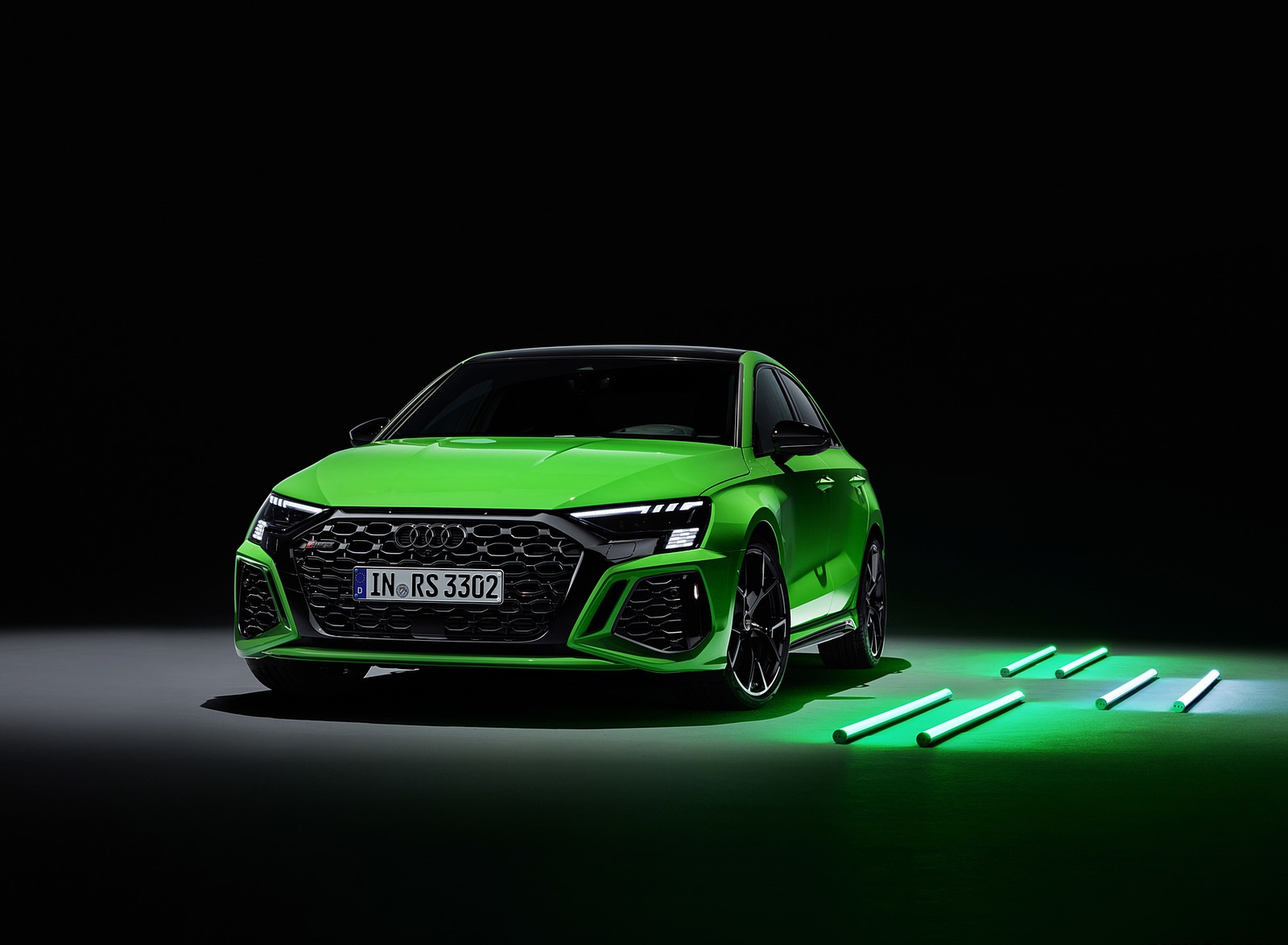 2022 Audi RS3 Sedan (Color: Kyalami Green) Front Wallpapers #47 of 148