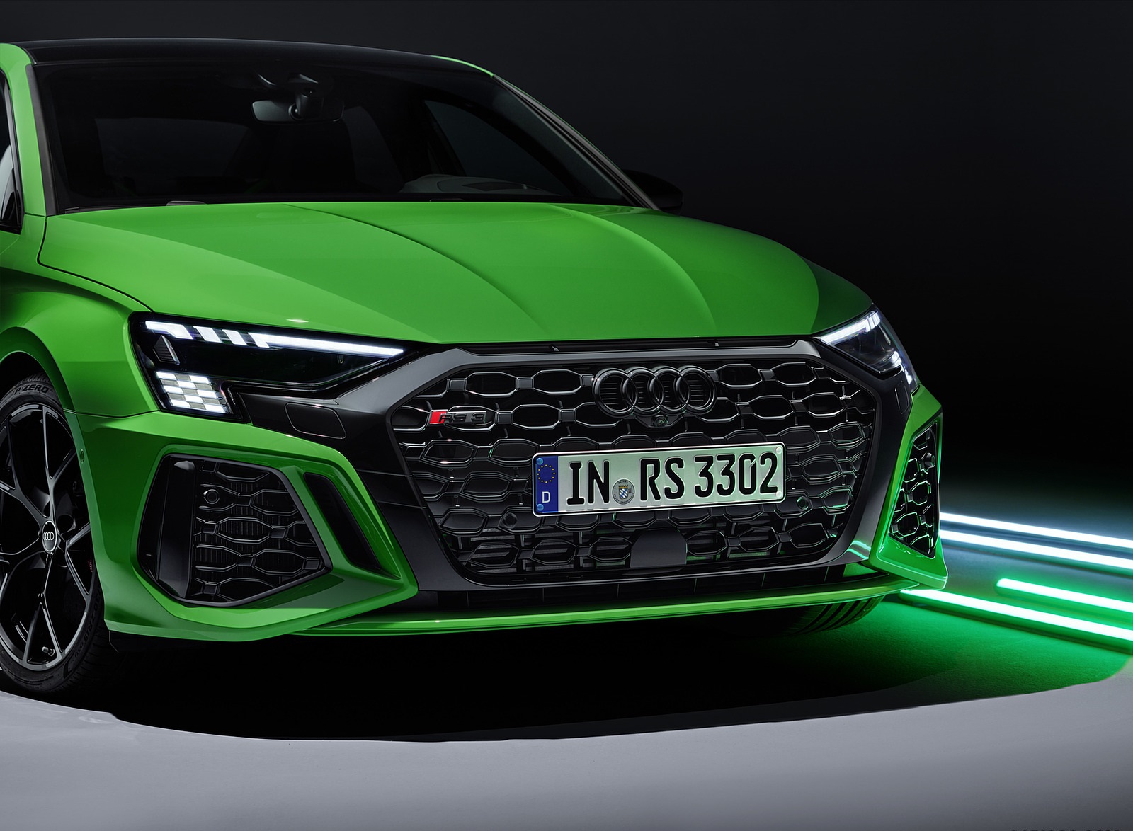 2022 Audi RS3 Sedan (Color: Kyalami Green) Grill Wallpapers  #55 of 148
