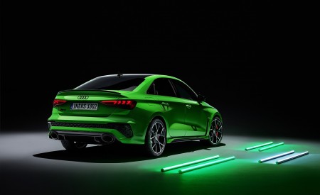 2022 Audi RS3 Sedan (Color: Kyalami Green) Rear Three-Quarter Wallpapers 450x275 (50)