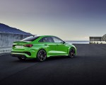 2022 Audi RS3 Sedan (Color: Kyalami Green) Rear Three-Quarter Wallpapers 150x120