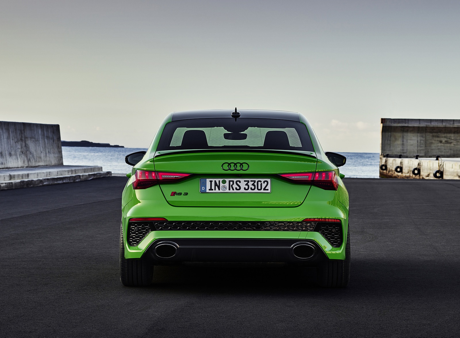 2022 Audi RS3 Sedan (Color: Kyalami Green) Rear Wallpapers #34 of 148