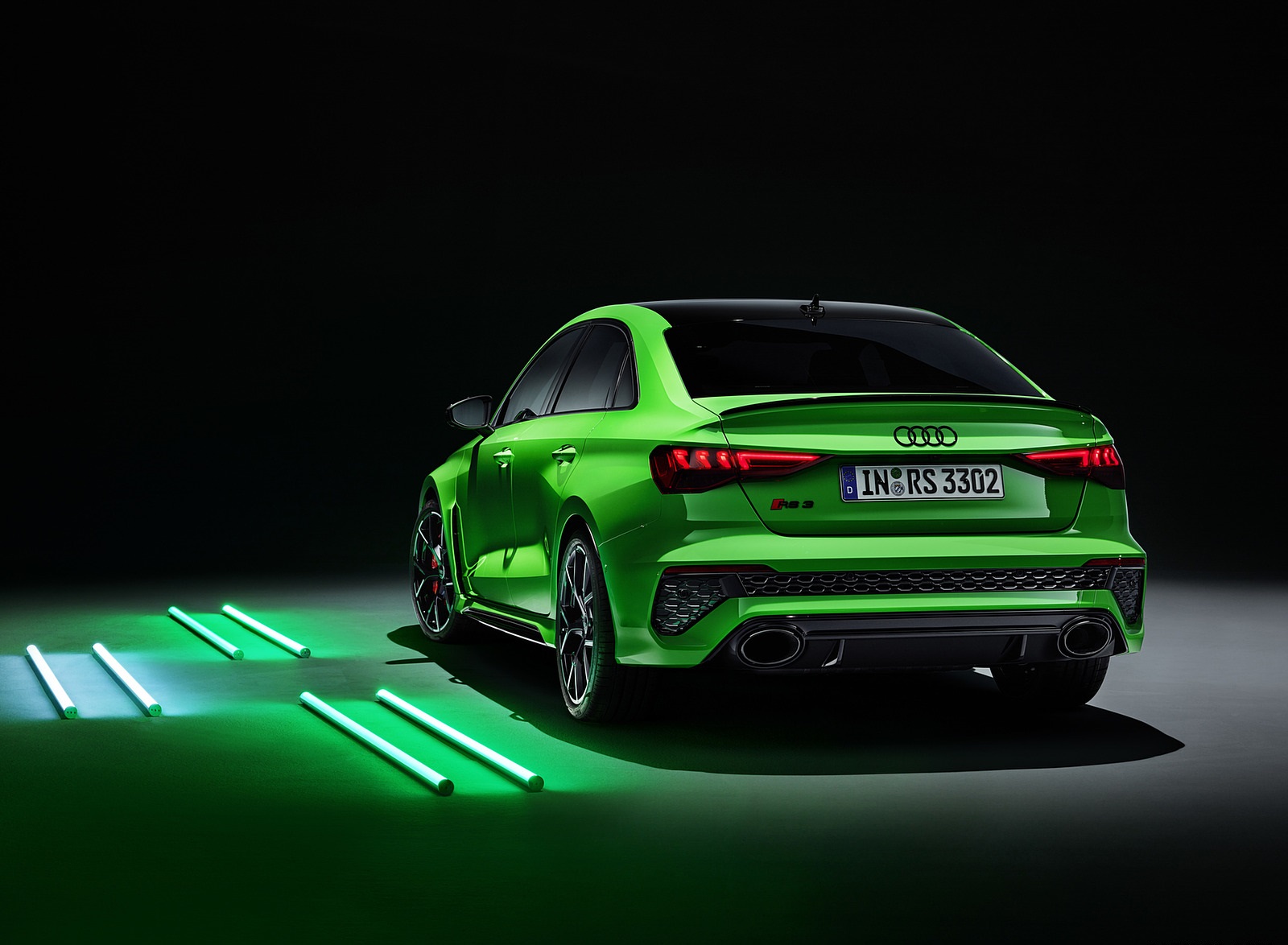 2022 Audi RS3 Sedan (Color: Kyalami Green) Rear Wallpapers #53 of 148