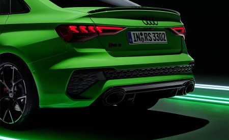 2022 Audi RS3 Sedan (Color: Kyalami Green) Rear Wallpapers 450x275 (63)