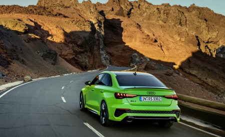 2022 Audi RS3 Sedan (Color: Kyalami Green) Rear Wallpapers 450x275 (14)