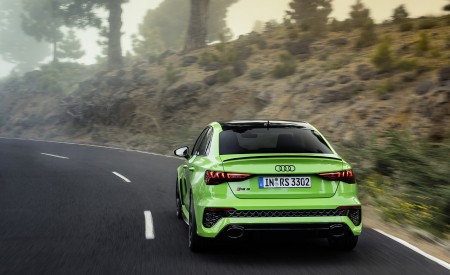 2022 Audi RS3 Sedan (Color: Kyalami Green) Rear Wallpapers 450x275 (12)