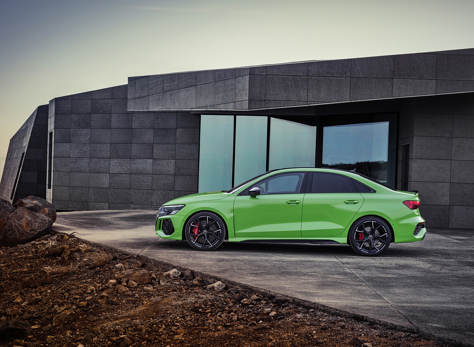 2022 Audi RS3 Sedan (Color: Kyalami Green) Side Wallpapers #25 of 148