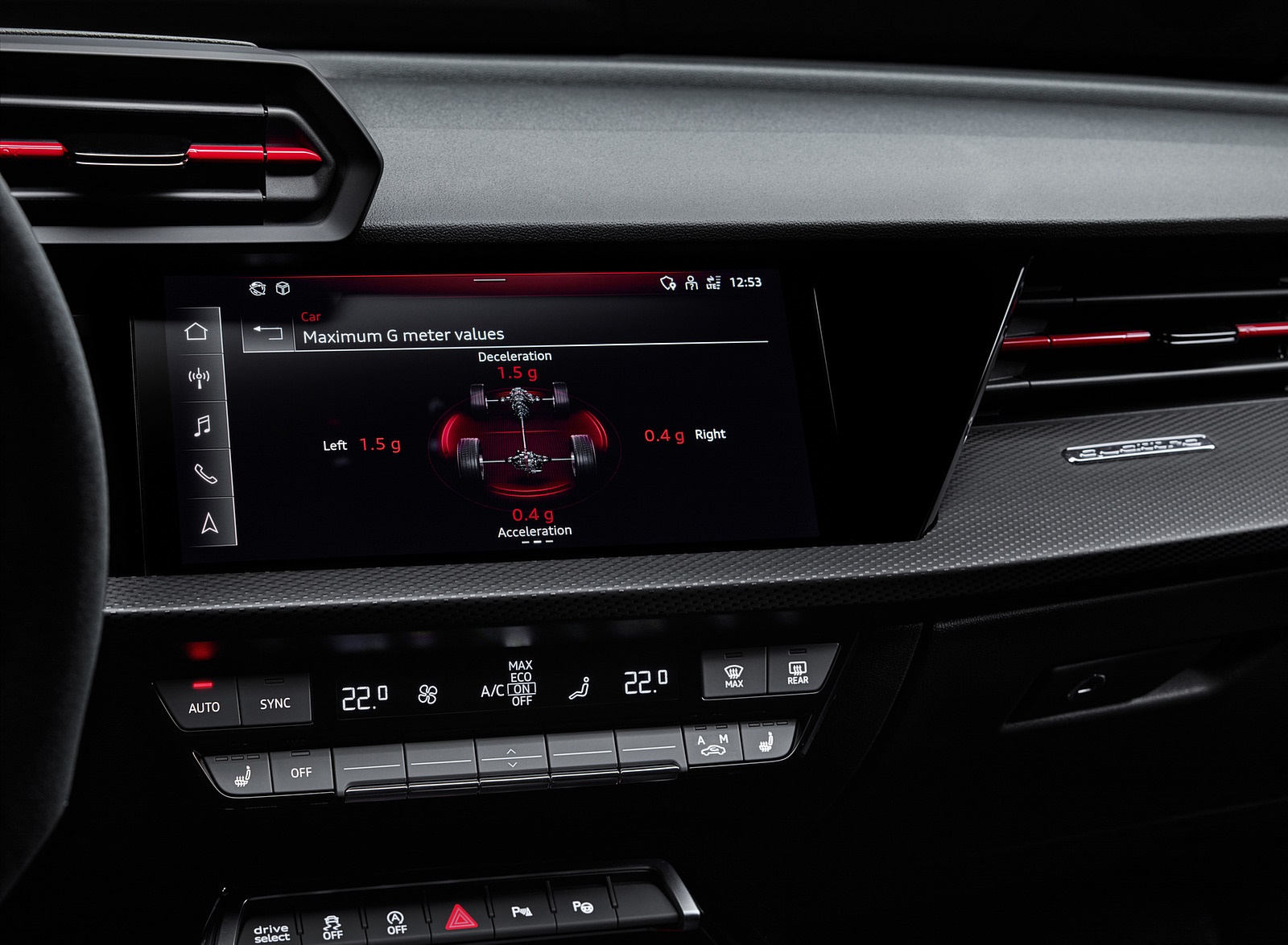 2022 Audi RS3 Sportback Central Console Wallpapers  #71 of 85