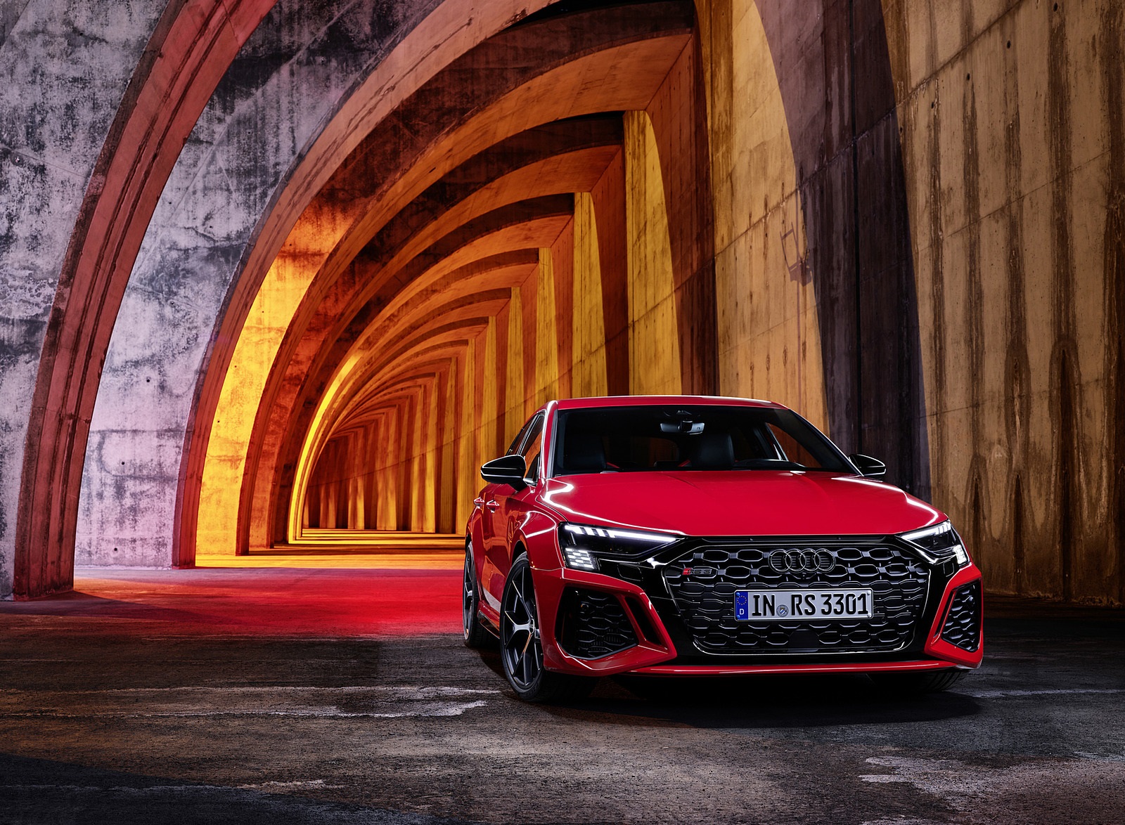 2022 Audi RS3 Sportback (Color: Tango Red) Front Wallpapers #36 of 85