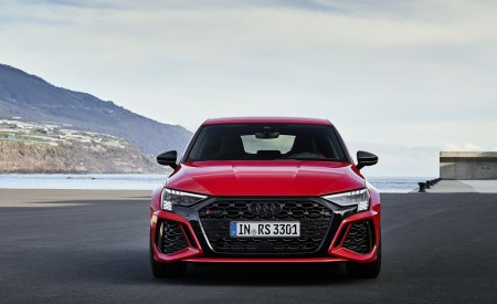 2022 Audi RS3 Sportback (Color: Tango Red) Front Wallpapers 450x275 (28)