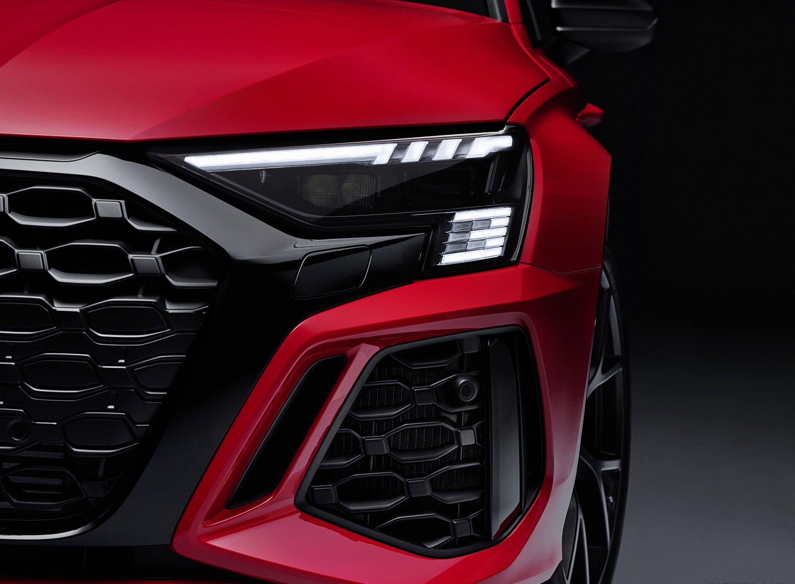 2022 Audi RS3 Sportback (Color: Tango Red) Headlight Wallpapers #51 of 85