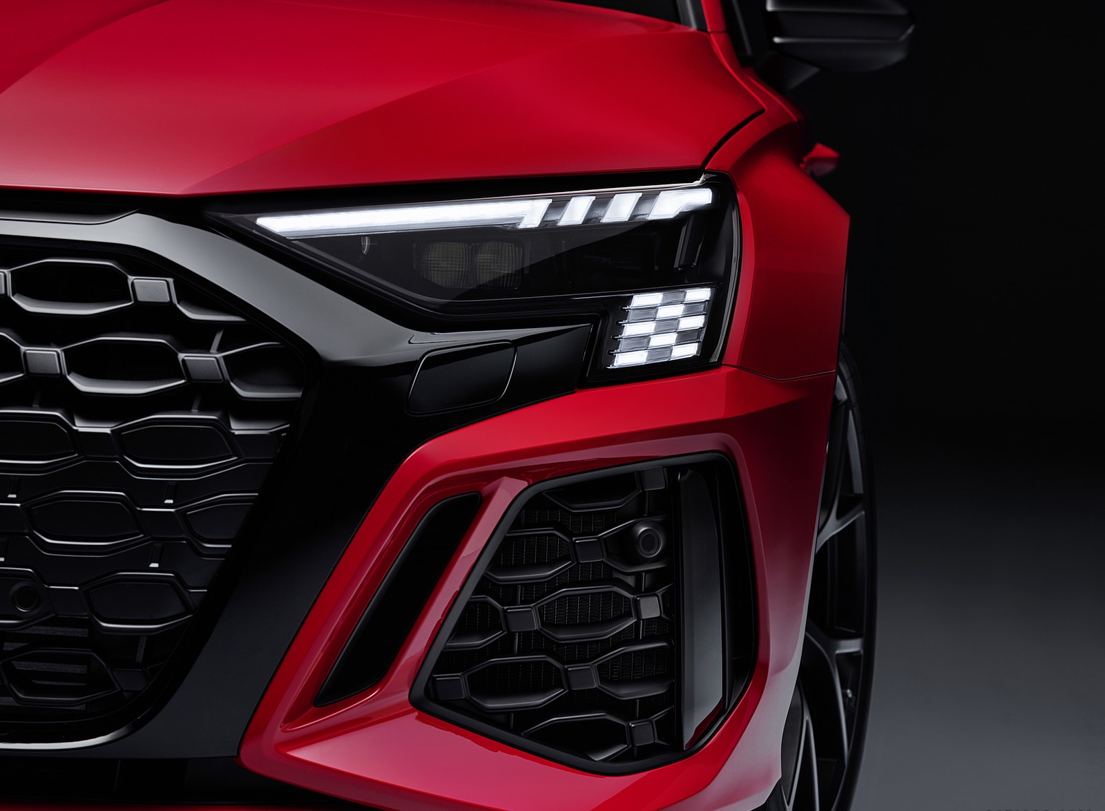 2022 Audi RS3 Sportback (Color: Tango Red) Headlight Wallpapers #52 of 85