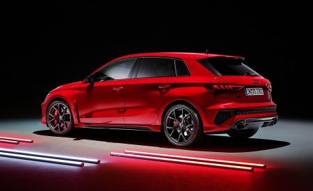 2022 Audi RS3 Sportback (Color: Tango Red) Rear Three-Quarter Wallpapers 450x275 (43)