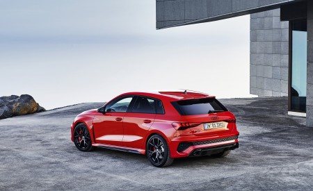 2022 Audi RS3 Sportback (Color: Tango Red) Rear Three-Quarter Wallpapers 450x275 (17)