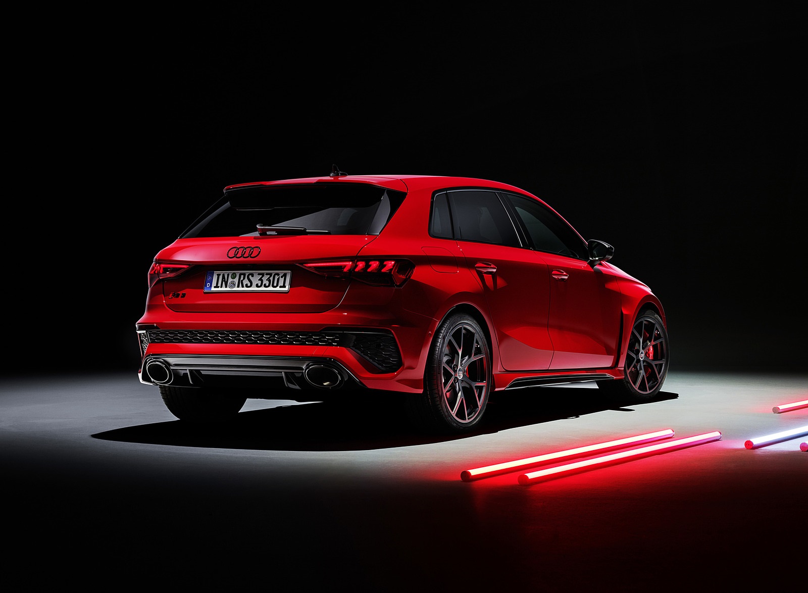 2022 Audi RS3 Sportback (Color: Tango Red) Rear Three-Quarter Wallpapers #44 of 85