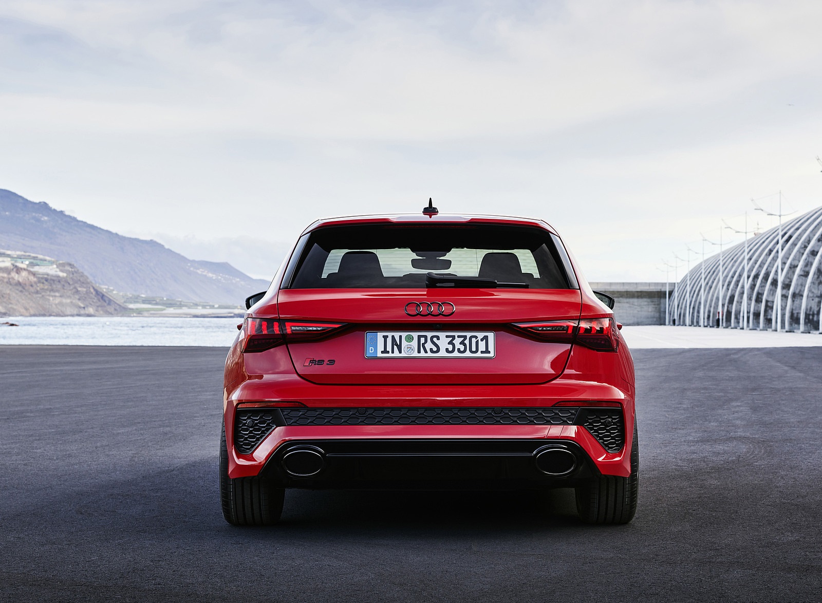 2022 Audi RS3 Sportback (Color: Tango Red) Rear Wallpapers #32 of 85
