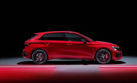 2022 Audi RS3 Sportback (Color: Tango Red) Side Wallpapers 450x275 (46)