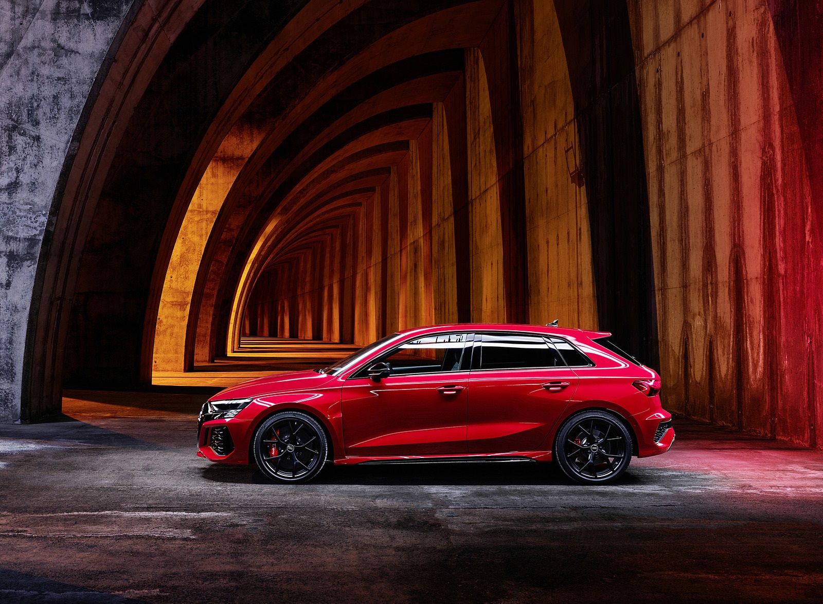 2022 Audi RS3 Sportback (Color: Tango Red) Side Wallpapers #38 of 85