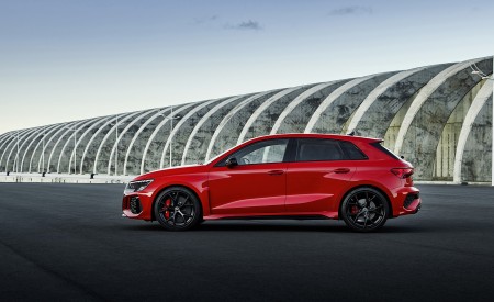 2022 Audi RS3 Sportback (Color: Tango Red) Side Wallpapers 450x275 (33)