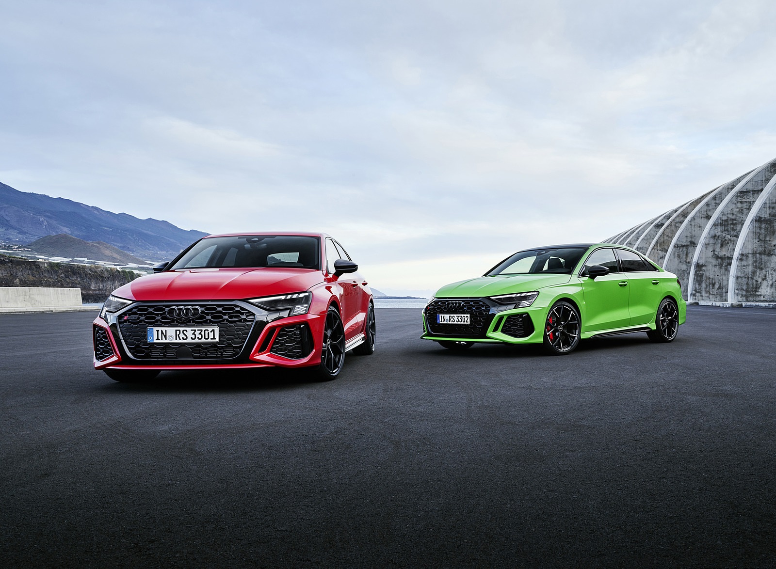 2022 Audi RS3 Sportback (Color: Tango Red) and RS 3 Sedan Wallpapers #34 of 85