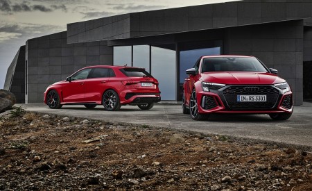 2022 Audi RS3 Sportback (Color: Tango Red) and RS 3 Sedan Wallpapers 450x275 (13)