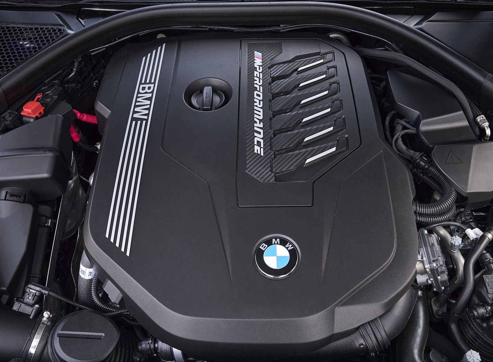 2022 BMW M240i xDrive Coupé (Color: Thundernight Metallic) Engine Wallpapers #154 of 164