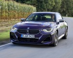 2022 BMW M240i xDrive Coupé (Color: Thundernight Metallic) Front Wallpapers 150x120