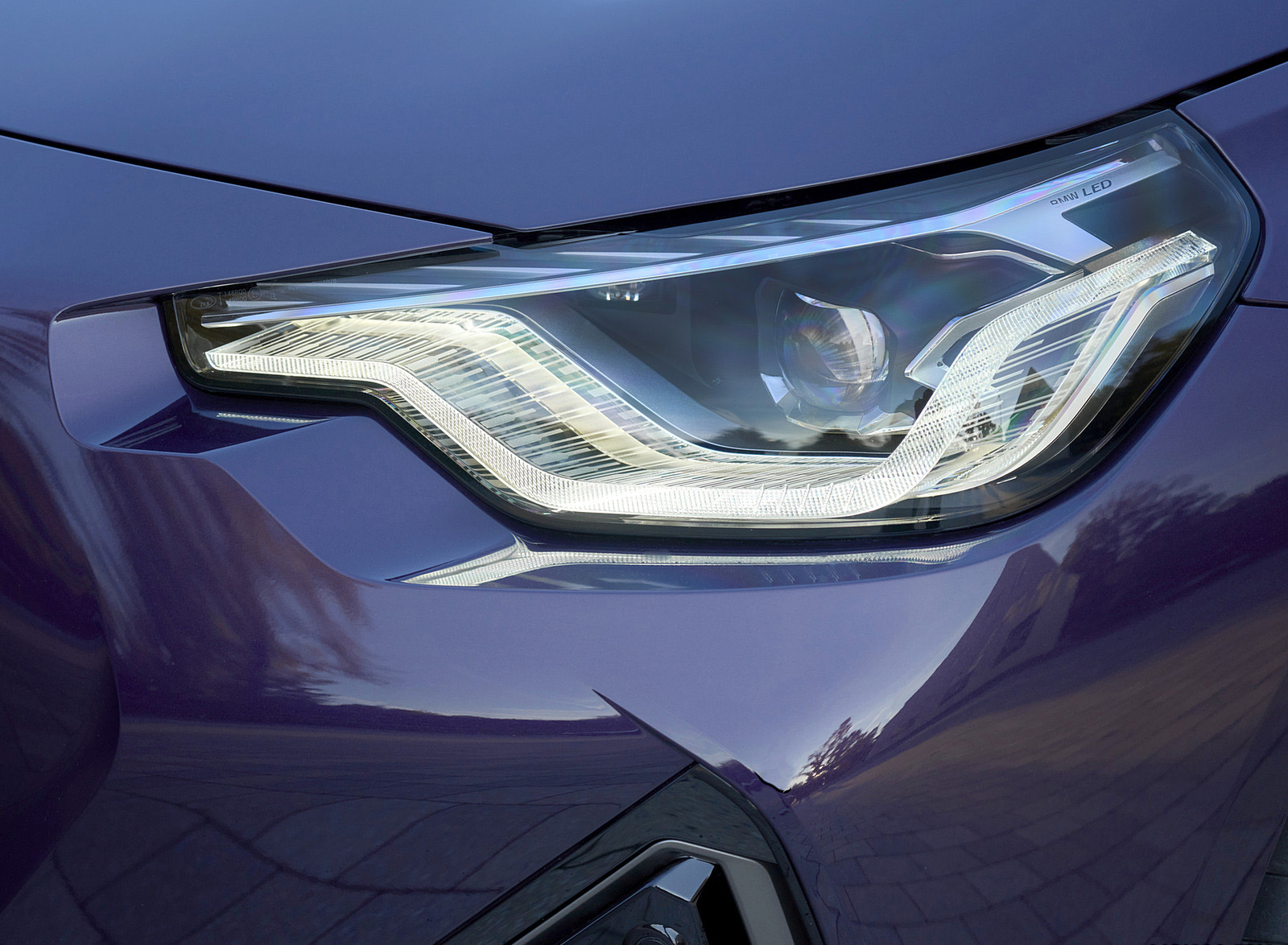 2022 BMW M240i xDrive Coupé (Color: Thundernight Metallic) Headlight Wallpapers #147 of 164