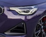 2022 BMW M240i xDrive Coupé (Color: Thundernight Metallic) Headlight Wallpapers 150x120