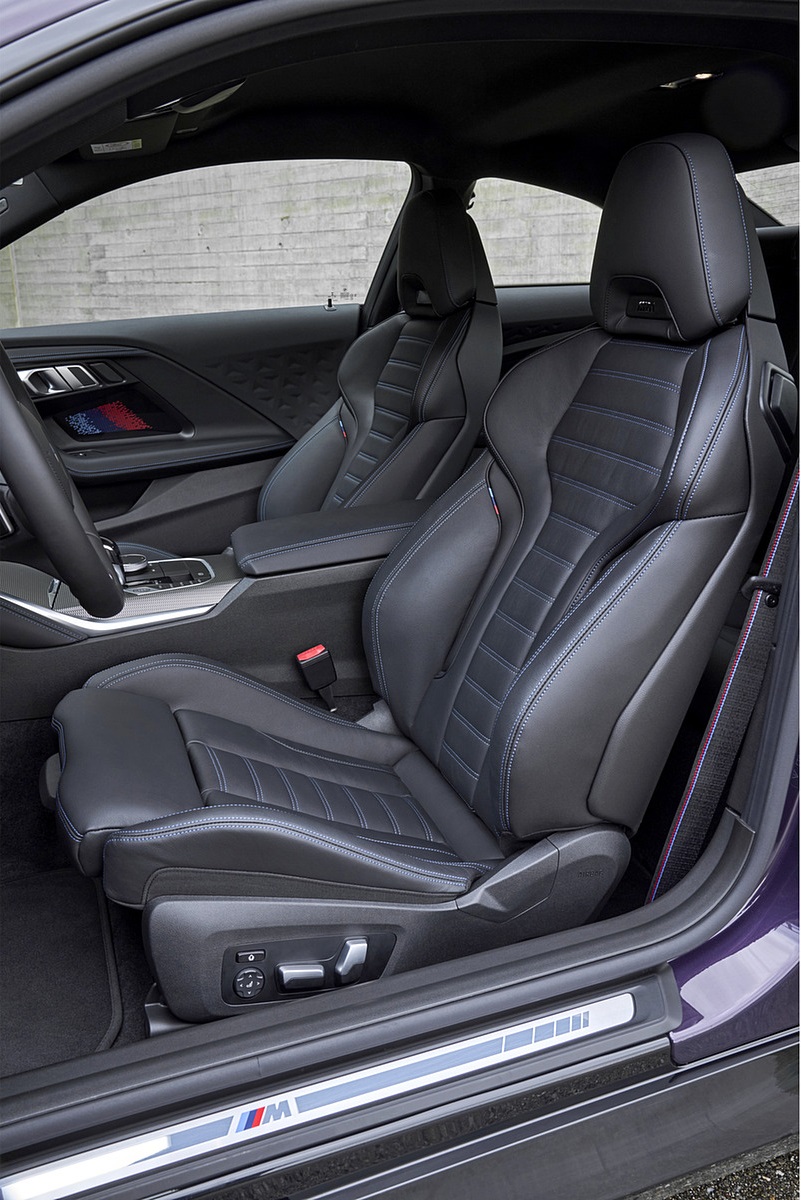 2022 BMW M240i xDrive Coupé (Color: Thundernight Metallic) Interior Front Seats Wallpapers #163 of 164