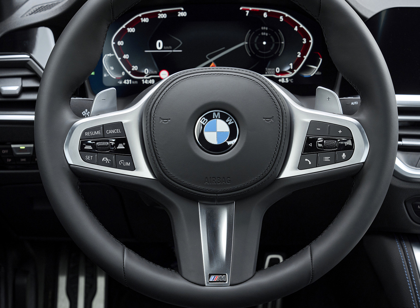 2022 BMW M240i xDrive Coupé (Color: Thundernight Metallic) Interior Steering Wheel Wallpapers #160 of 164