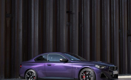 2022 BMW M240i xDrive Coupé (Color: Thundernight Metallic) Side Wallpapers 450x275 (144)