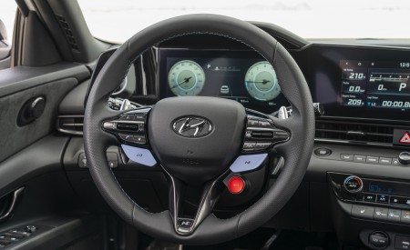 2022 Hyundai Elantra N Interior Steering Wheel Wallpapers 450x275 (51)