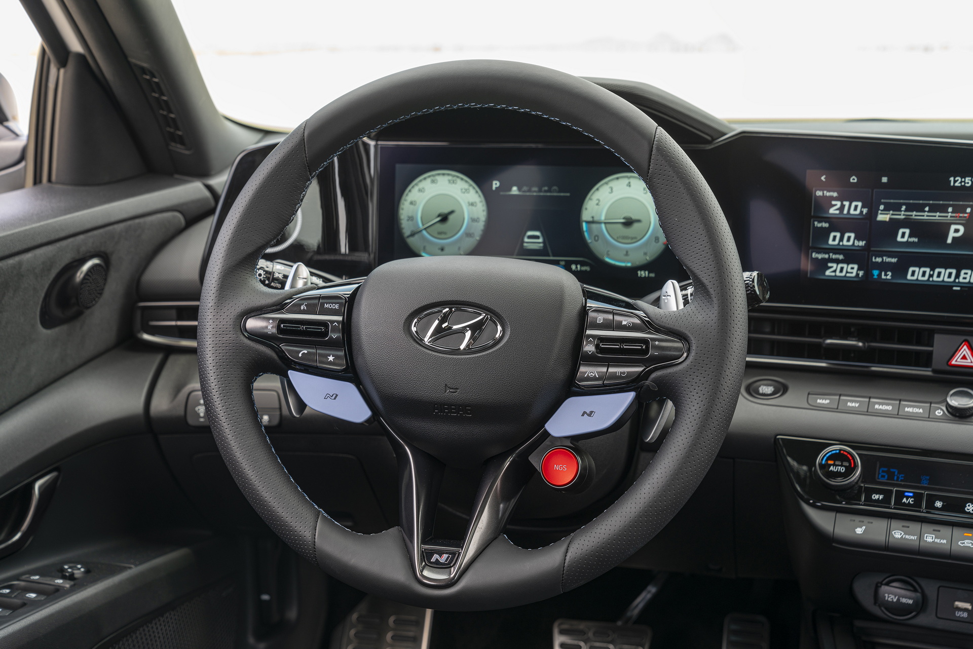 2022 Hyundai Elantra N Interior Steering Wheel Wallpapers #51 of 76