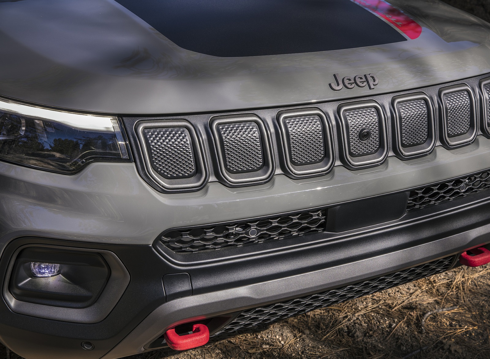 2022 Jeep Compass Trailhawk Grill Wallpapers #17 of 34