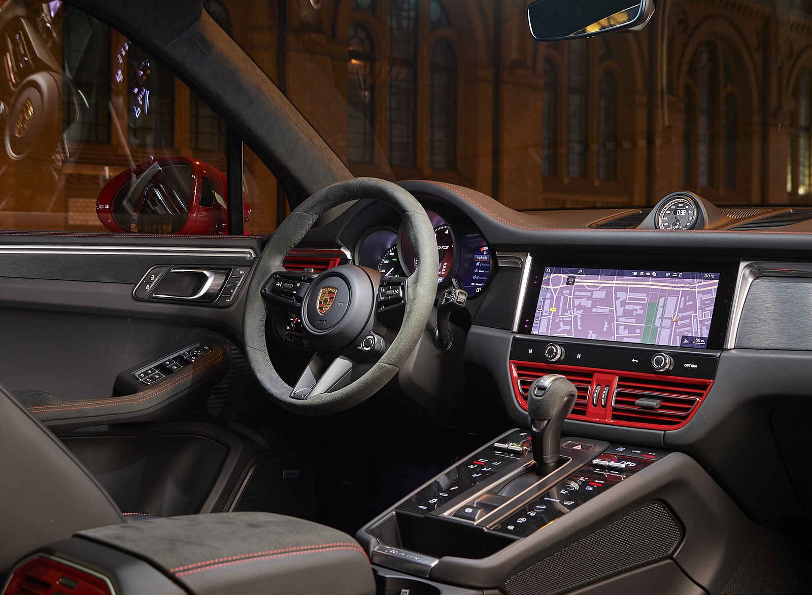 2022 Porsche Macan GTS (Color: Carmine Red) Interior Wallpapers #224 of 229