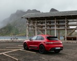 2022 Porsche Macan GTS (Color: Carmine Red) Rear Three-Quarter Wallpapers 150x120